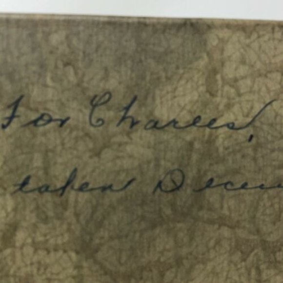 Vtg Portrait Photo 1932 Picture Colorized Print Cardboard Frame VanDyke‎ Studio - Picture 8 of 12